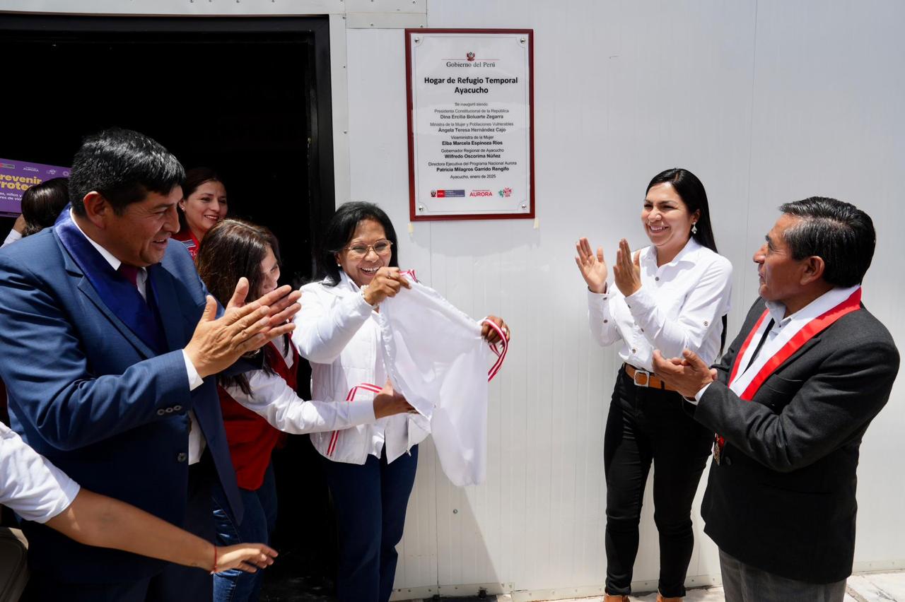 MIMP: MINISTRA INAUGURA PRIMER HOGAR DE REFUGIO TEMPORAL PARA PROTEGER A VÍCTIMAS DE VIOLENCIA EN AYACUCHO