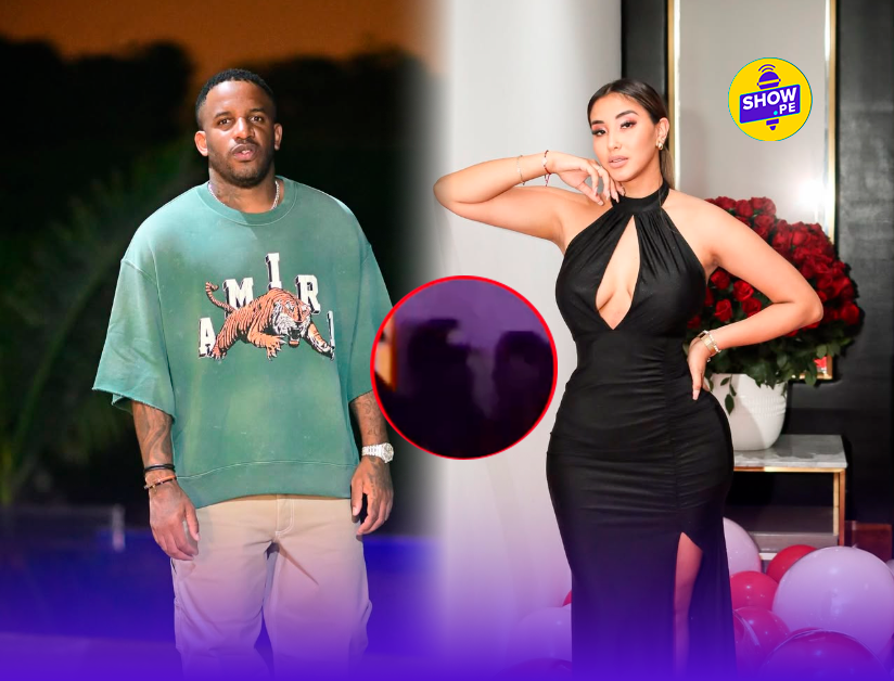 Jefferson Farfán y Xiomy Kanashiro fueron ampayados dándose un BESO en una discoteca