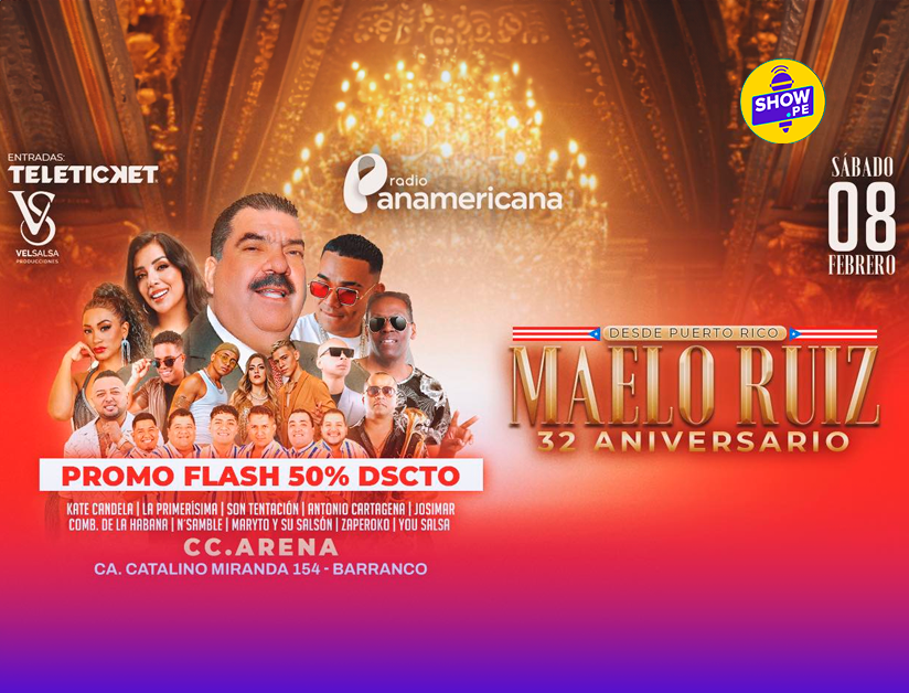 Maelo Ruiz llega al Perú para celebrar sus 32 años de vida artística este 8 de febrero