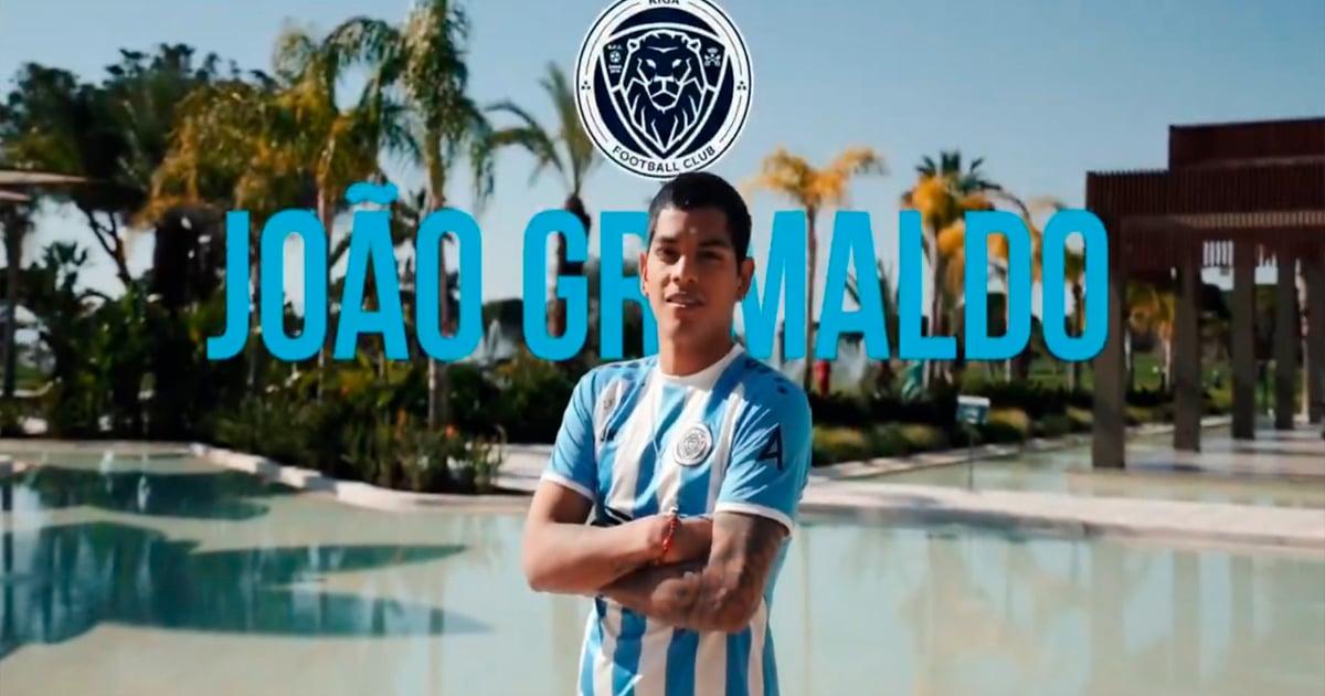 (VIDEO) ¡Se hizo oficial! Joao Grimaldo fue presentado como nuevo refuerzo del Riga FC de Letonia