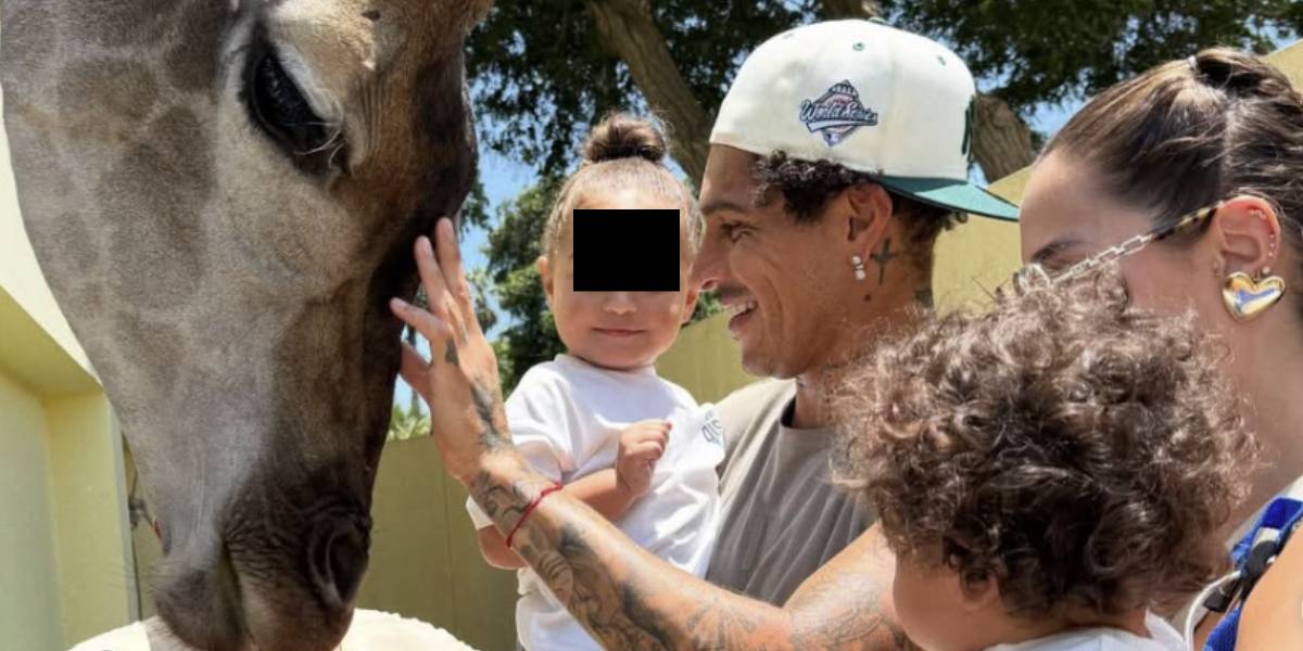 Paolo Guerrero y Ana Paula Consorte disfrutan de un día en familia en el Parque de Las Leyendas