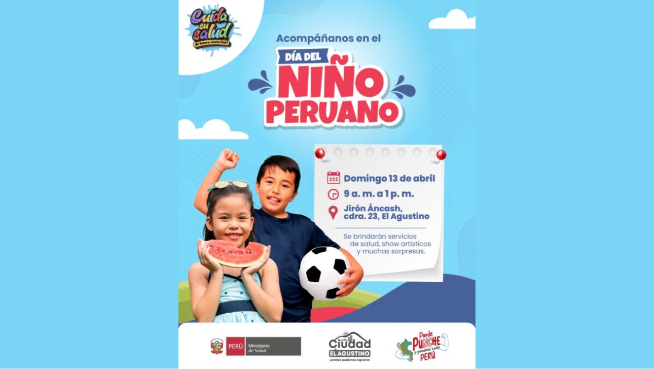 Minsa celebrará el Día del Niño Peruano 2025 con actividades educativas y recreativas