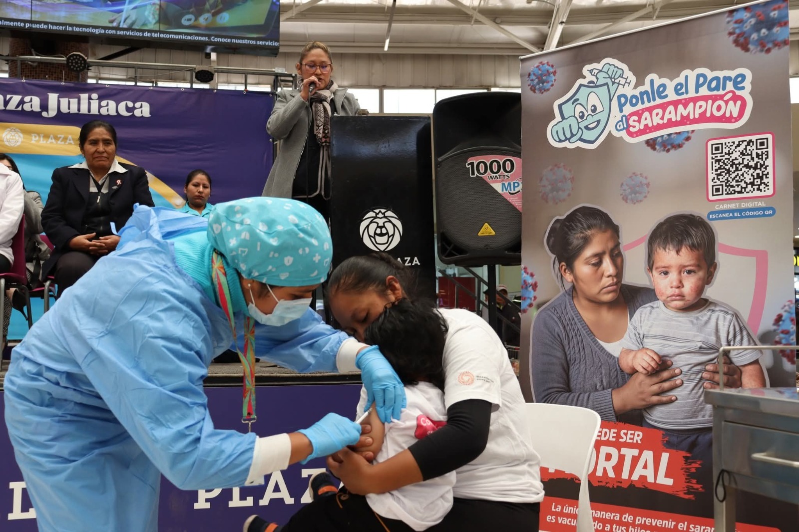 Puno refuerza la prevención y control de sarampión ante la alerta en la zona fronteriza