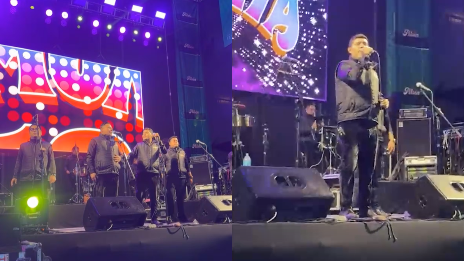 Armonía 10 usa chalecos antibalas en concierto tras ataque armado a Agua Marina: “Hartos de la inseguridad”