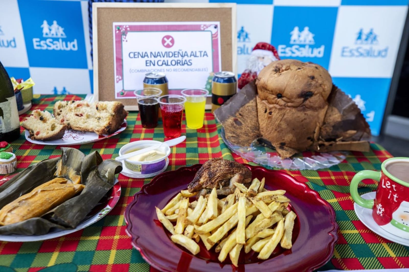 EsSalud recomienda moderación en la cena navideña para evitar excesos –