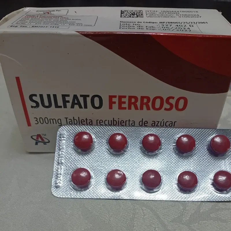Indecopi ordena el retiro de lote de sulfato ferroso por riesgos a la salud –