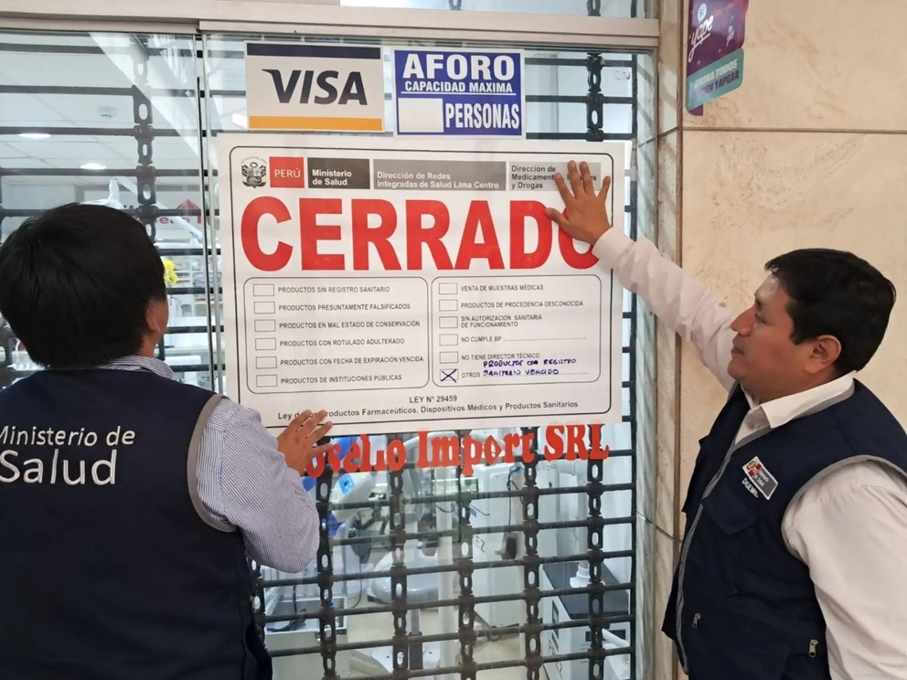Minsa clausura 18 boticas en Lima por venta de medicamentos vencidos y alerta sobre riesgos a la salud pública –